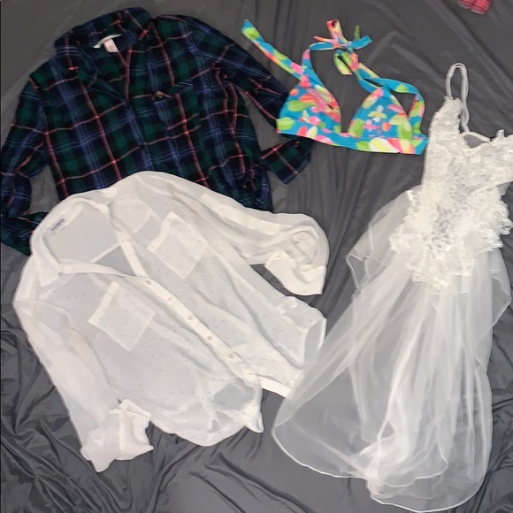 Victoria's Secret Tops - Victoria’s Secret shirt bikini M + express shirt +
